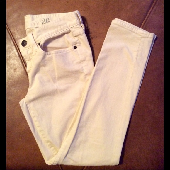 J Crew Toothpick Ankle Ecru size 26 - Picture 3 of 4